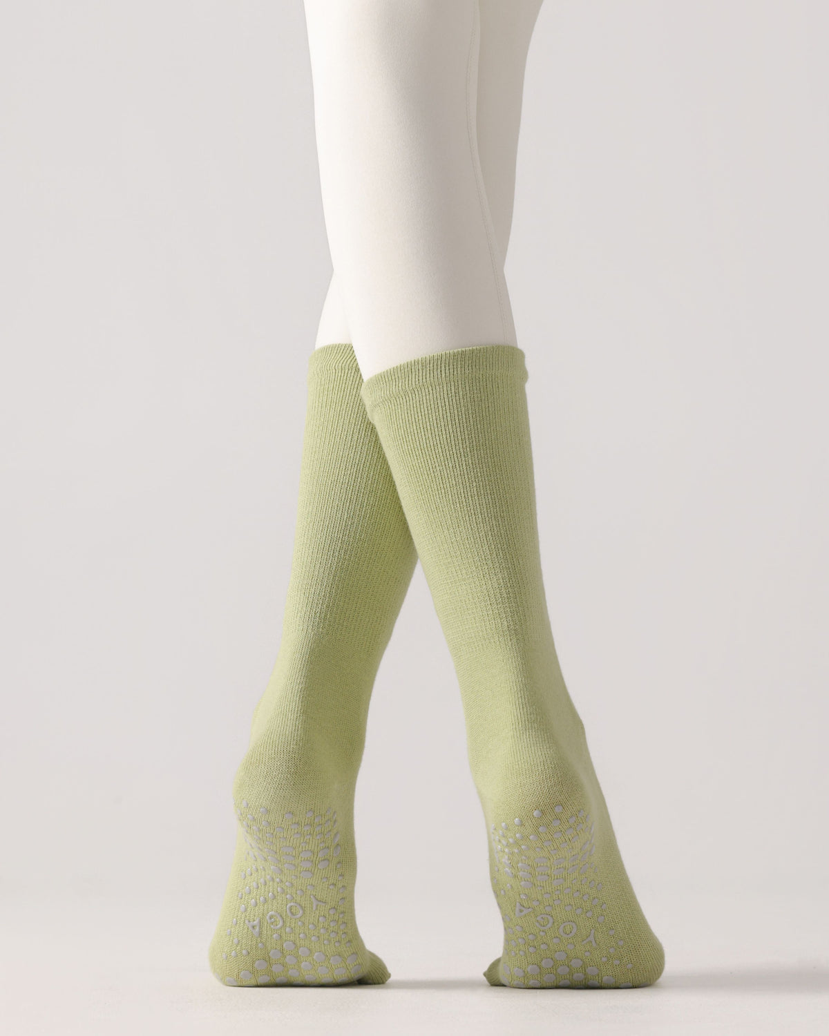 Womens Five Toe Yoga Socks Breathable Anti Slip Grip Crew Fit