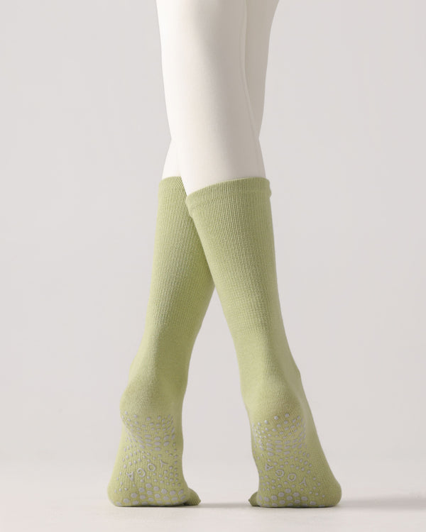 Womens Five Toe Yoga Socks Breathable Anti Slip Grip Crew Fit - SWEET NANA