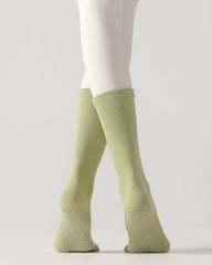 Womens Five Toe Yoga Socks Breathable Anti Slip Grip Crew Fit