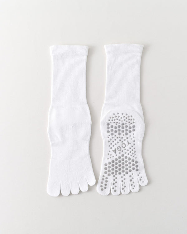 Womens Five Toe Yoga Socks Breathable Anti Slip Grip Fit Crew - SWEET NANA