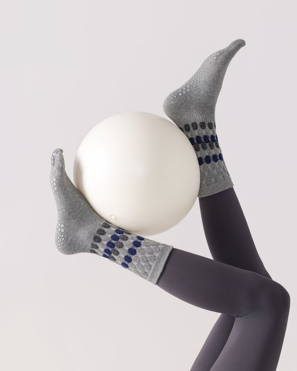 Womens Five Toe Yoga Socks Non Slip Grip Breathable Crew - SWEET NANA