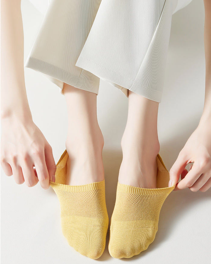 Womens No Show Socks Antibacterial Breathable Cooling Comfortable
