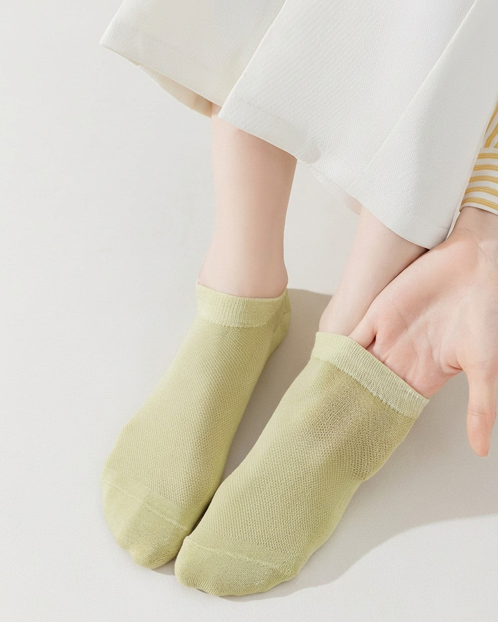 Womens No-Show Socks Cooling Breathable Comfortable Fashion Styling