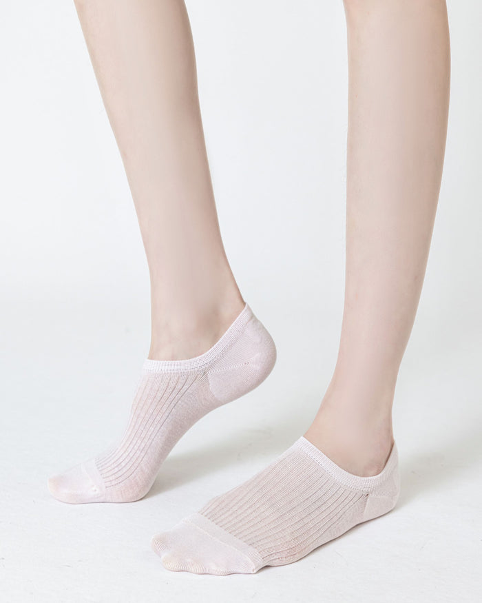Womens No Show Socks Mulberry Silk Blend Cooling Comfortable Fashion Styling