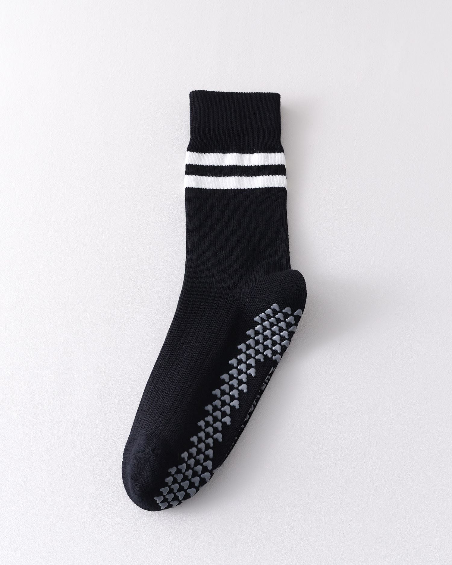 Womens Striped Yoga Socks Non Slip Breathable Crew Sport Socks