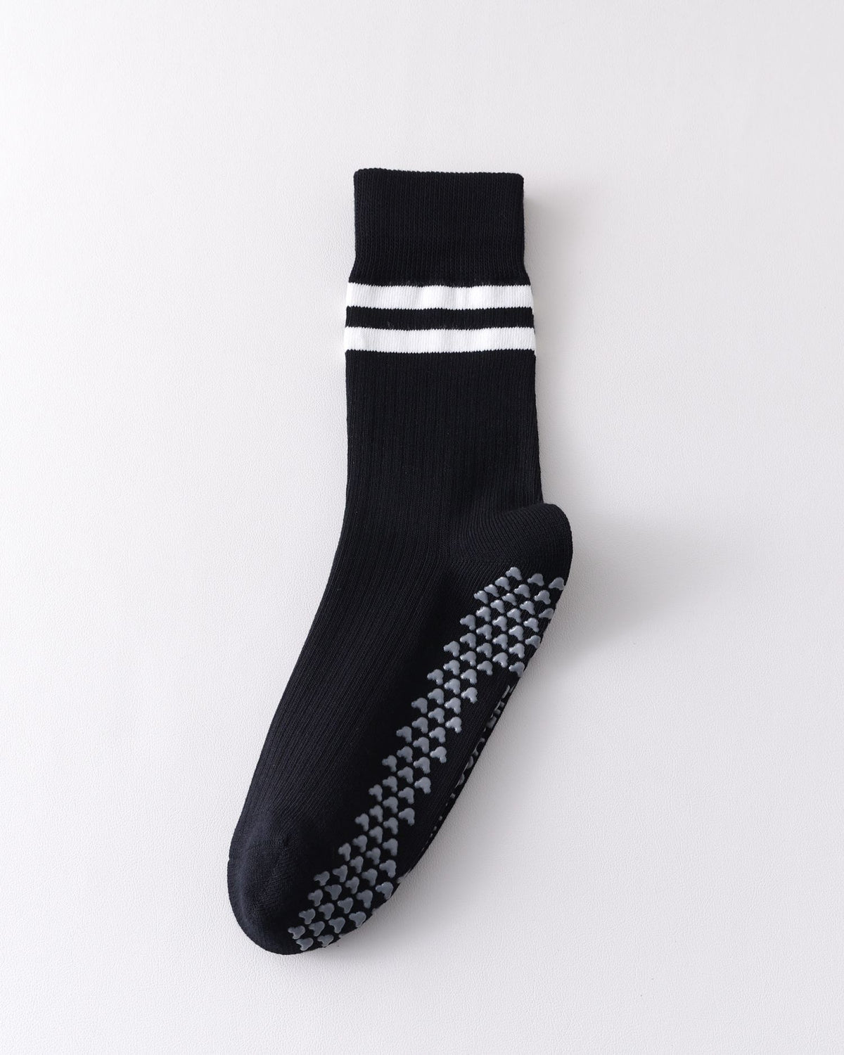 Womens Striped Yoga Socks Non Slip Breathable Crew Sport Socks