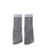 Womens Tabi Crew Socks Five Toe Bear Stripe Dot Pattern Cute Everyday Combed Cotton