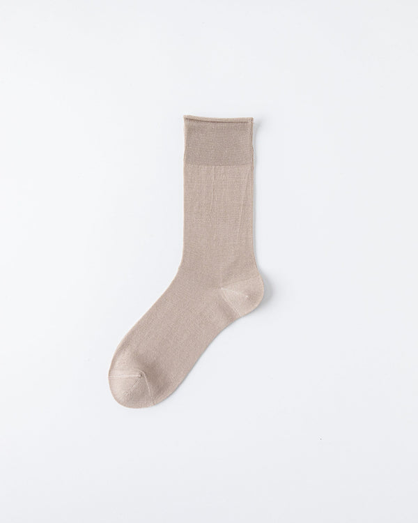 Womens Crew Socks Mulberry Silk Blend Cuff Cooling Comfortable Fashion Styling - SWEET NANA