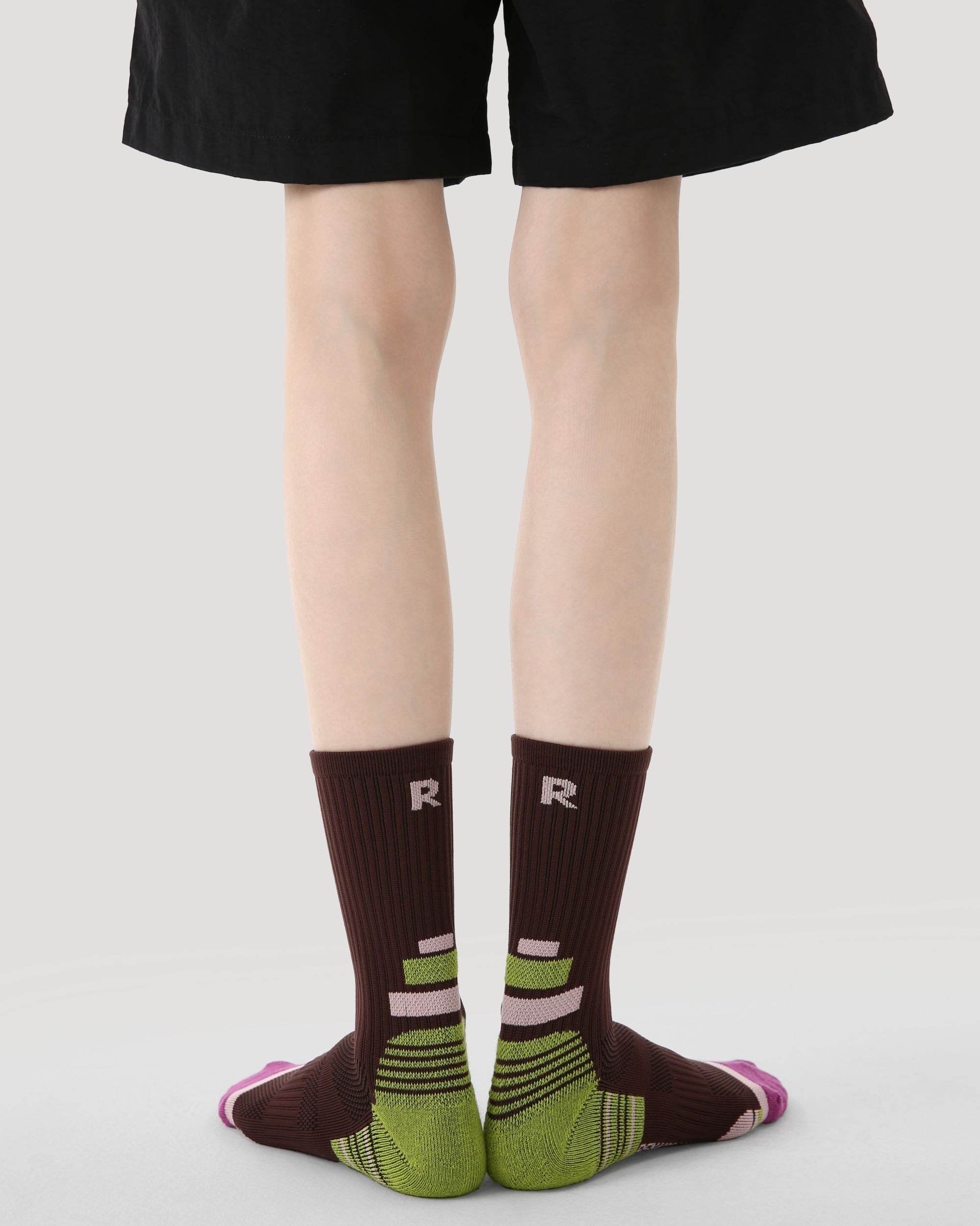 Womens Thin Compression Crew Socks Breathable Support Sport Socks