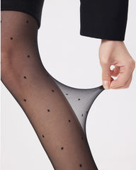 Womens Tights Dot Pattern Cooling Comfortable Fashion Styling