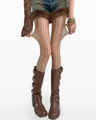 Womens Tights Vertical Mesh Stripe Pattern Cooling Sexy Comfortable