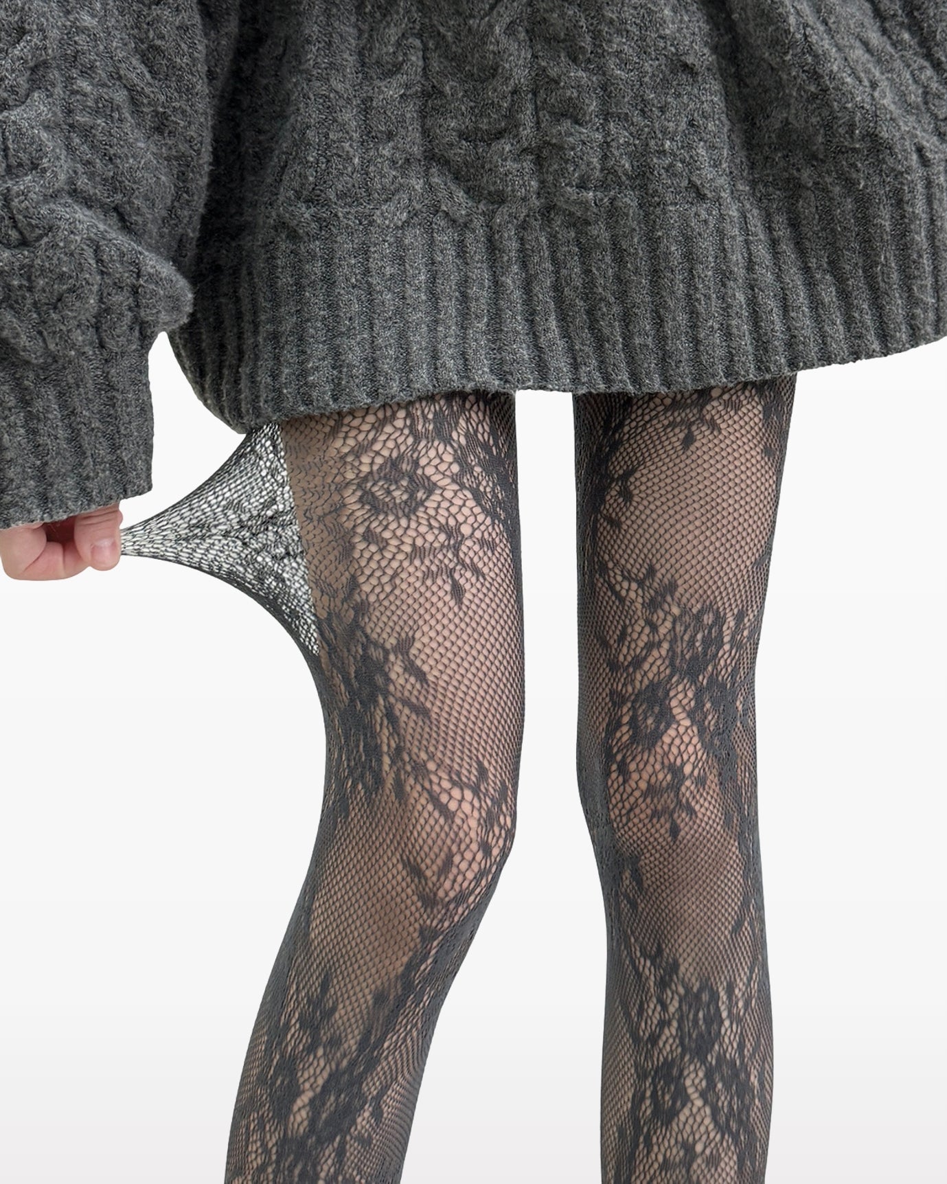 Womens Tights Vintage Floral Hollow Mesh Pattern Cooling Sexy Comfortable