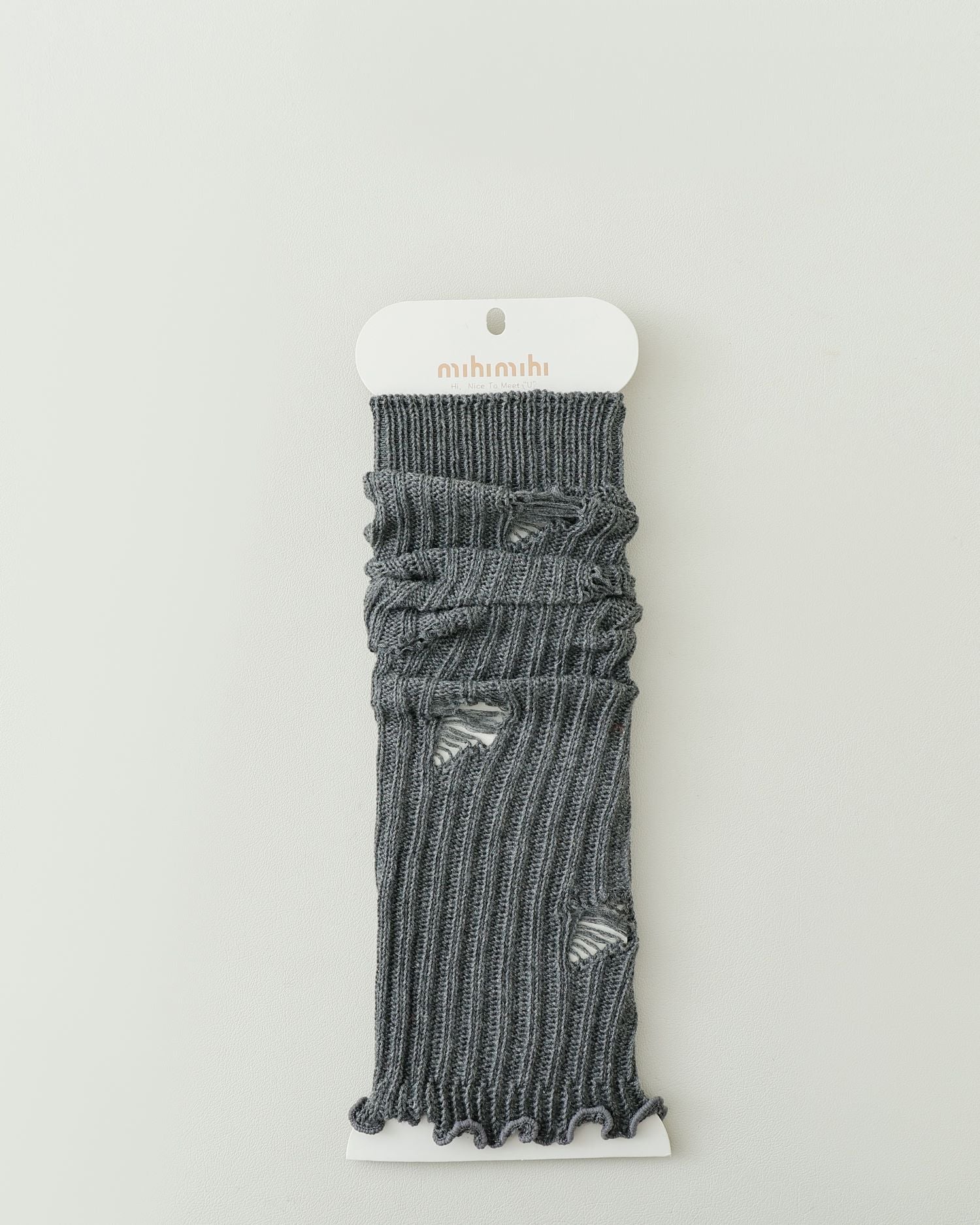 女款 Y2K 仿舊破洞時尚腿套