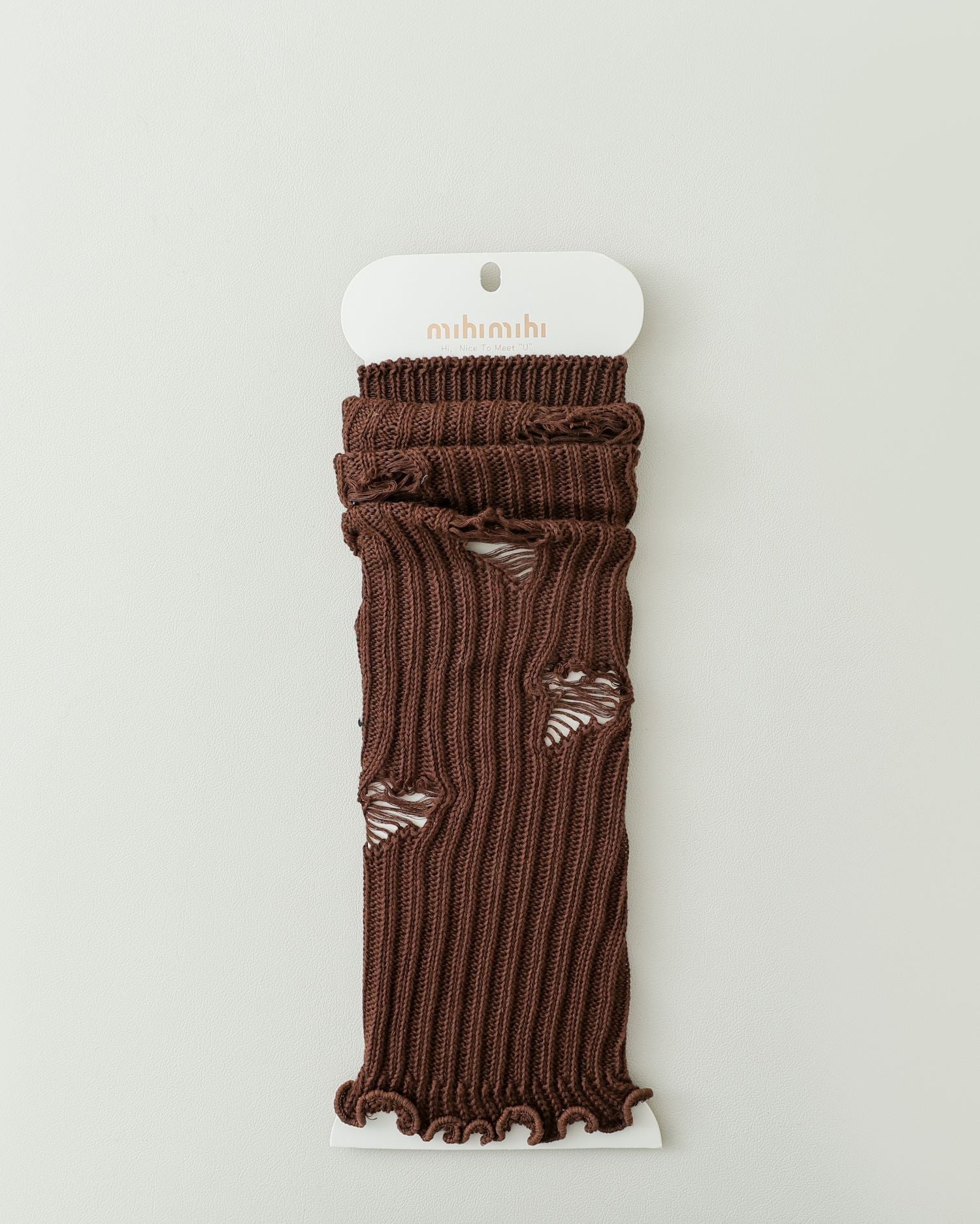 女款 Y2K 仿舊破洞時尚腿套