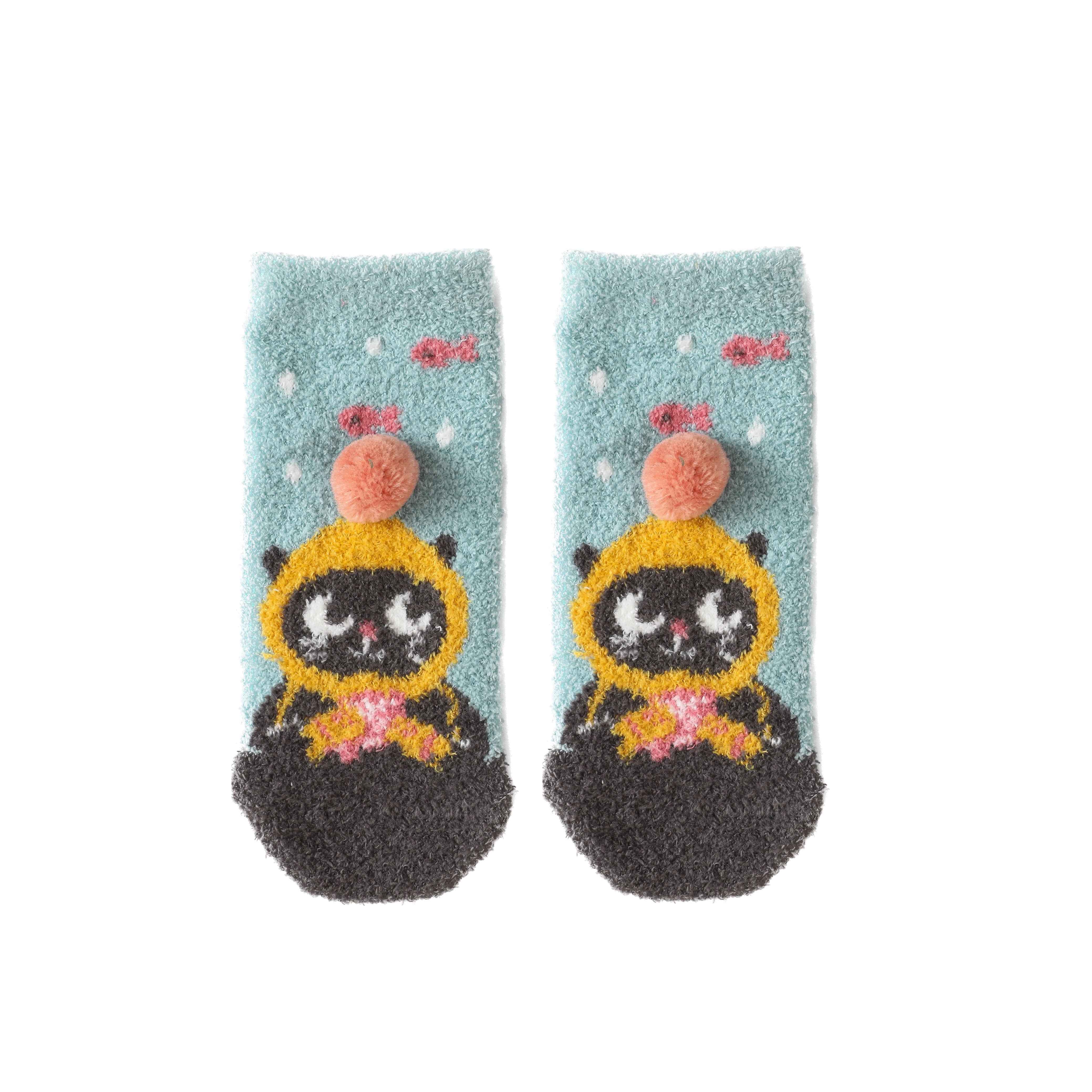 Sweetnana コージーアンクルクルーソックス for Toddlers, 超ソフト厚手の冬用ソックス, 寒い天候に最適な快適さ