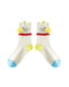 Women Cotton Crew Socks Tabby Cat Kawaii Cute Casual - SWEET NANA