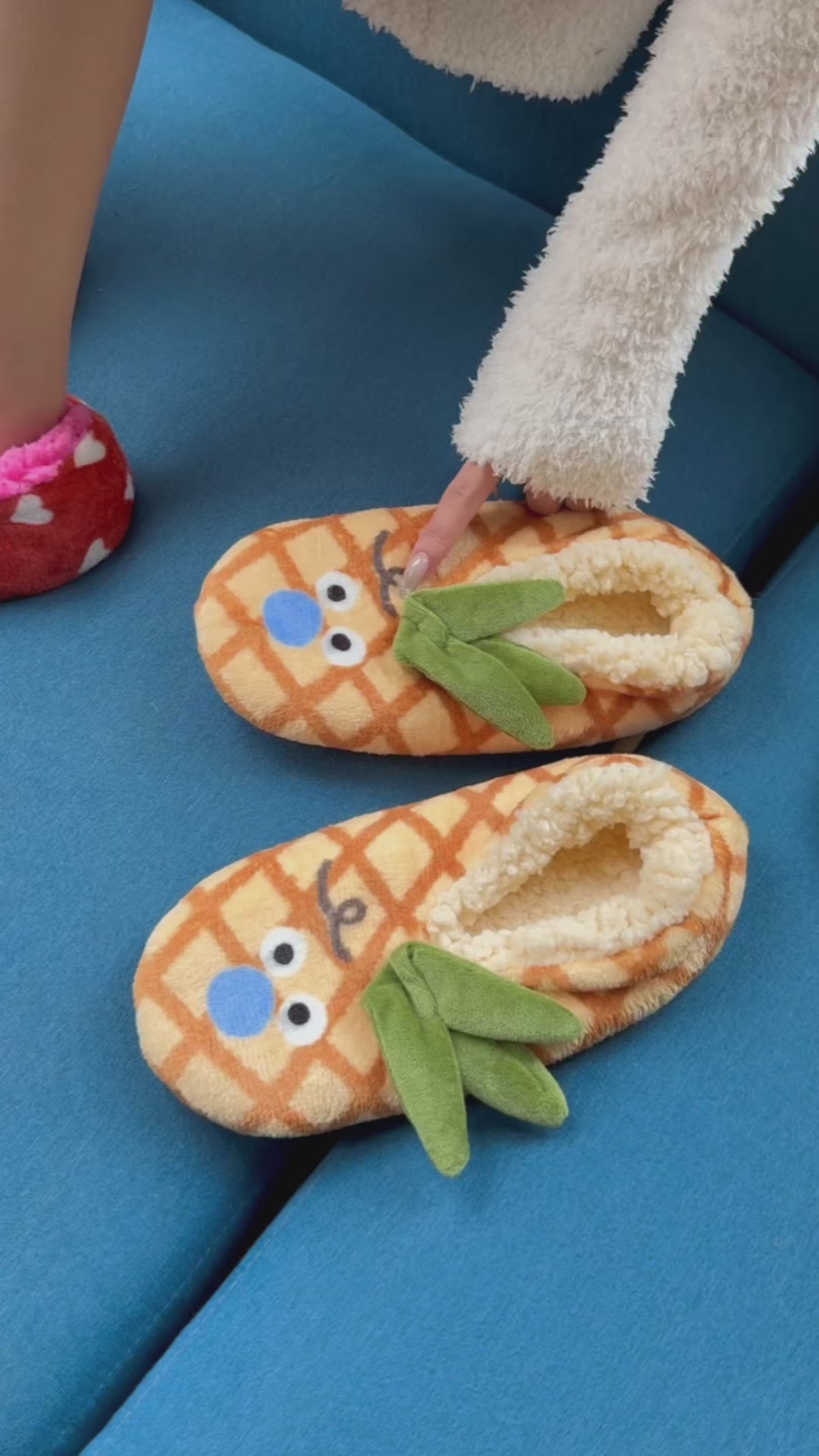 Playful Character Cozy Slipper Socks
