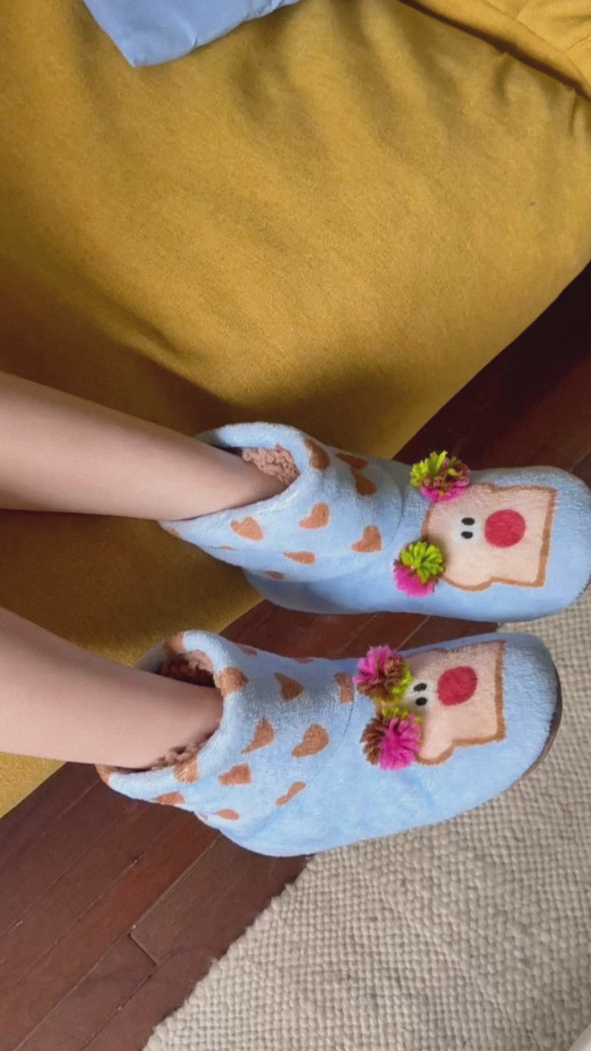 Whimsical Friends Cozy Slipper Bootie Socks
